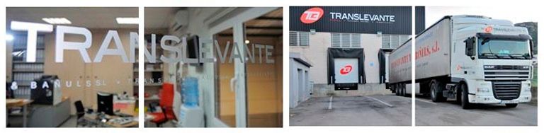 Transportes Levante y Bañuls S.L. oficina y camión